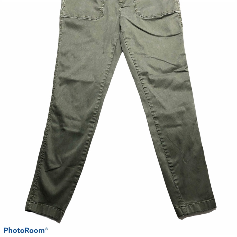 J. Crew Green Khaki Skinny Mid Rise Stretch Pants - Picture 4 of 16